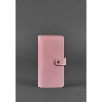 Кожаное женское портмоне 7.0 Розовое
