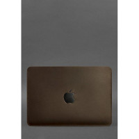 Горизонтальный кожаный чехол для MacBook Air/Pro 13'' Темно-коричневый