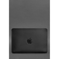 Горизонтальный кожаный чехол для MacBook Air/Pro 13'' Черный