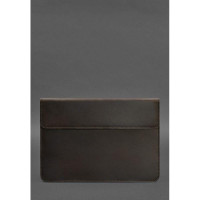 Кожаный чехол-конверт на магнитах для MacBook Air/Pro 13'' Темно-коричневый