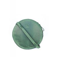 Женская кожаная сумка Amy S зеленая винтажная